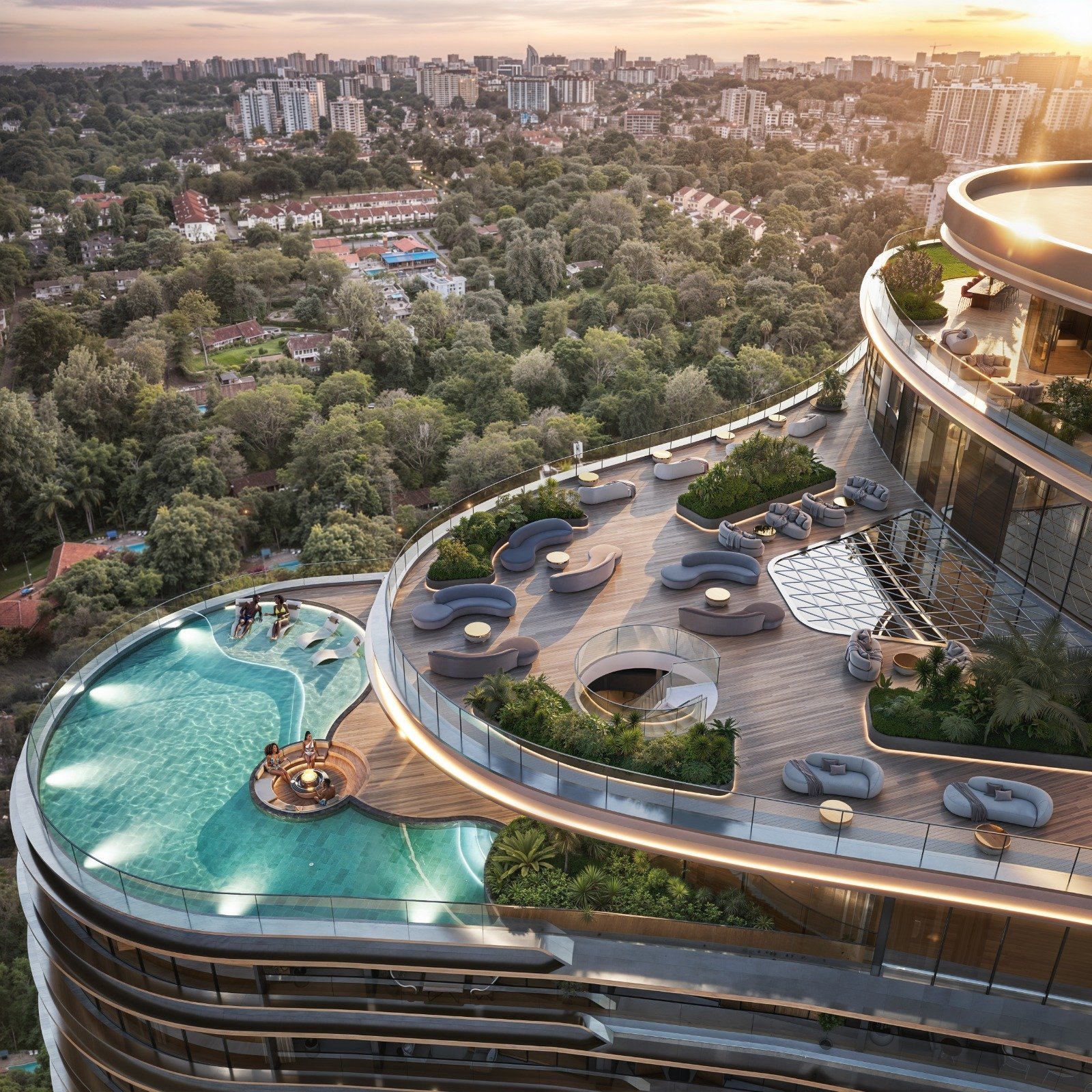 Pool amenity included with your home